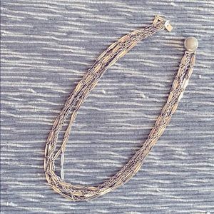 Silver necklace- vintage